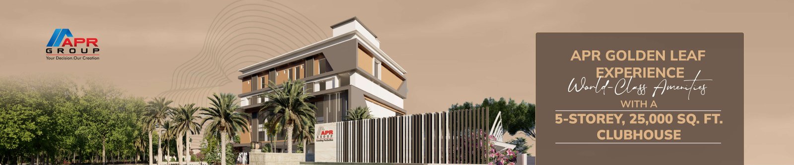 APR Golden Leaf 5 Storey 25000 Sq Ft Clubhouse in Turkayamjal