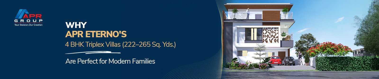 APR Eterno 4 BHK Triplex Villas in Kollur for Modern Families