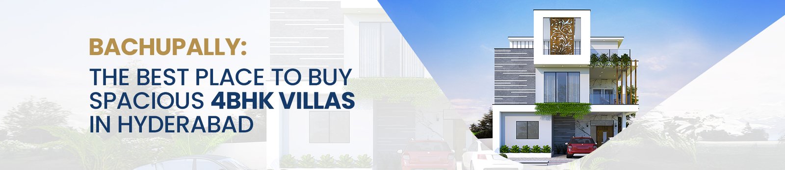 Best Place to Buy Spacious 4BHK Villas in Bachupally Hyderabad