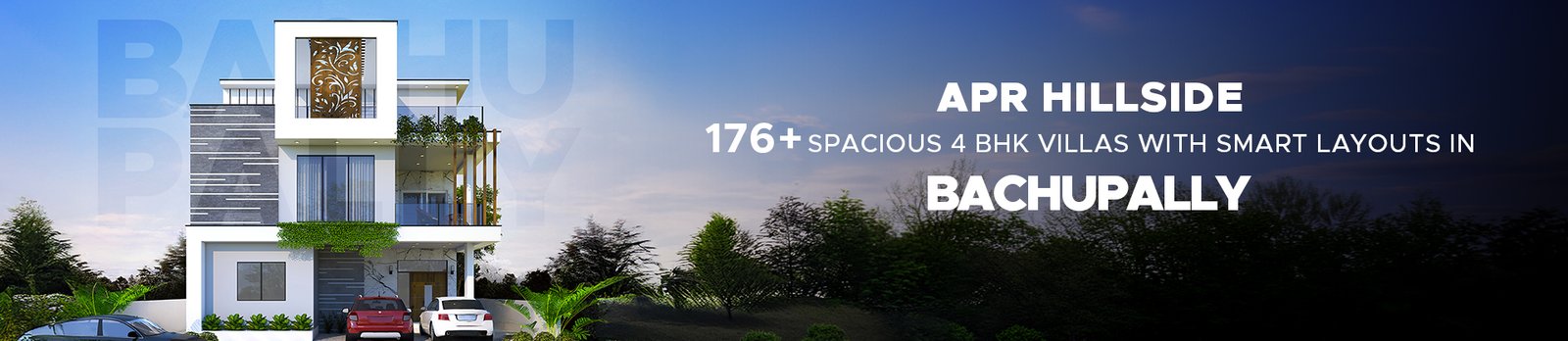 APR Hillside 4 BHK Triplex Villas in Bachupally Hyderabad
