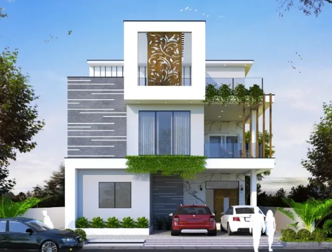 front view of serene